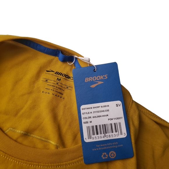 Brooks Tenth Year Anniversary Men's Medium Running Shirt NWT - Picture 4 of 10